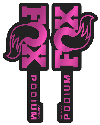 Metallic 2026 Fox Podium Fork Decal