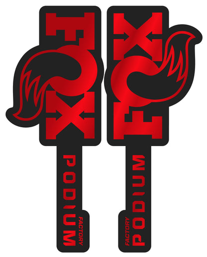 Metallic 2026 Fox Podium Fork Decal