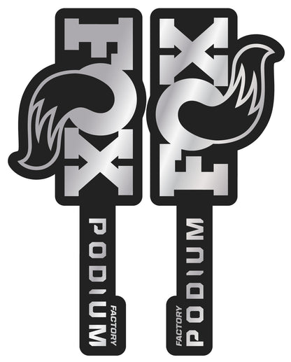 Metallic 2026 Fox Podium Fork Decal