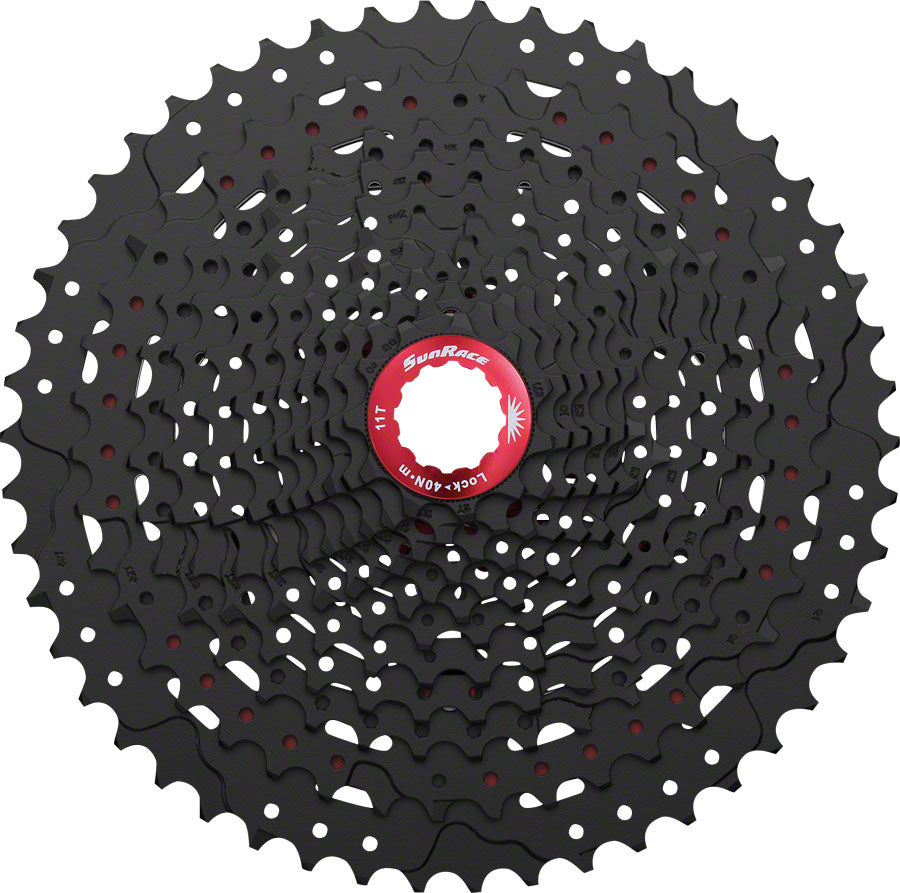 SunRace MX8 Cassette - 11 Speed 11-50t Black