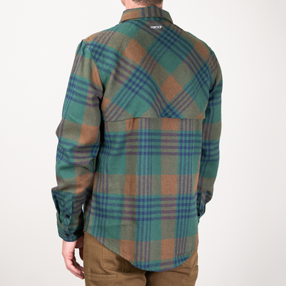 Flow Flannel - Green/Blue