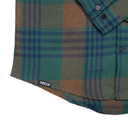 Flow Flannel - Green/Blue