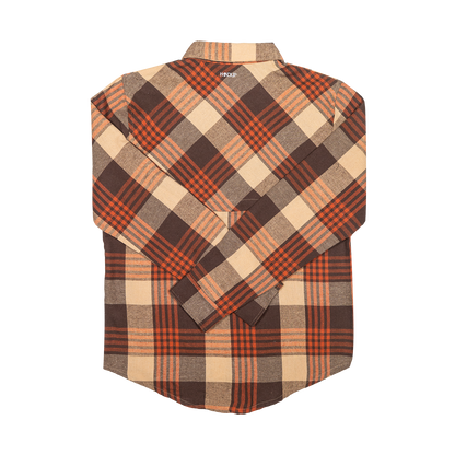 Flow Flannel - Orange/Brown