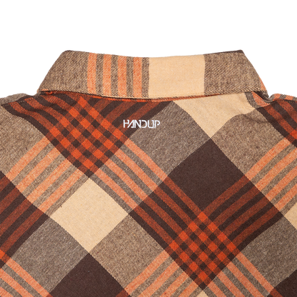 Flow Flannel - Orange/Brown