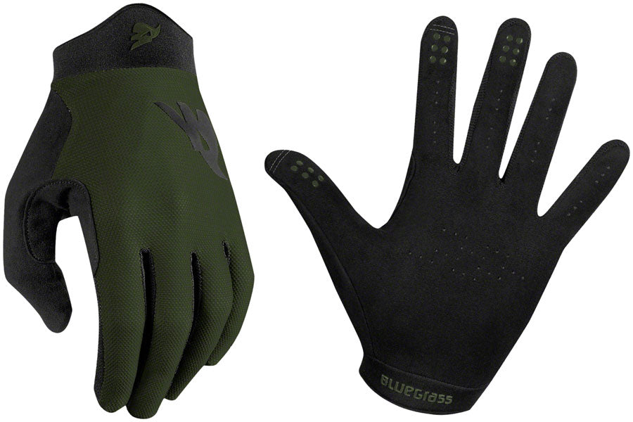 Bluegrass Union Gloves - Green Full Finger Small