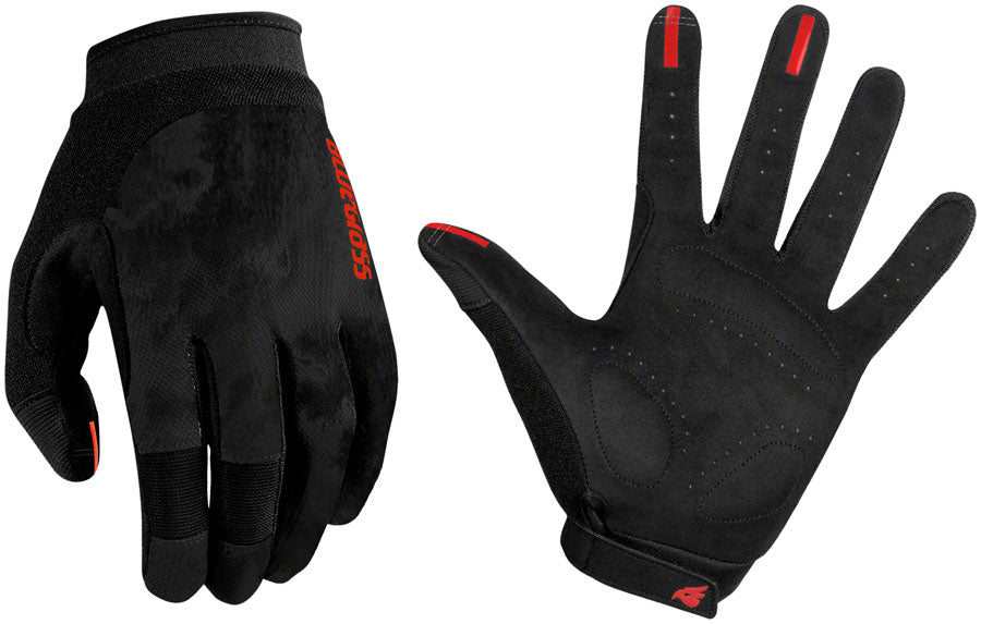 Bluegrass React Gloves - Black Full Finger Small
