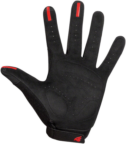 Bluegrass React Gloves - Red Full Finger Large