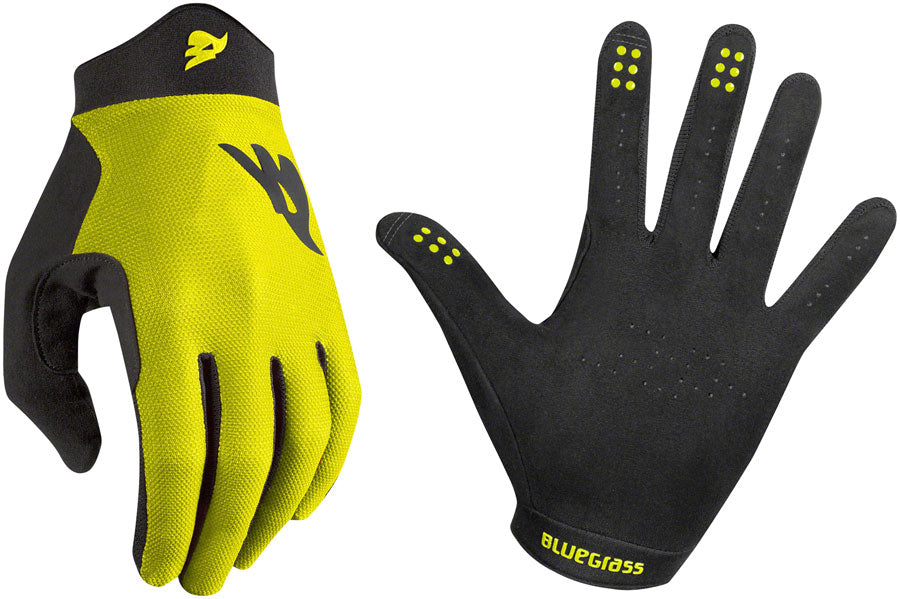 Bluegrass Union Gloves - Fluorescent Yellow Full Finger Large