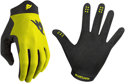 Bluegrass Union Gloves - Fluorescent Yellow Full Finger Large