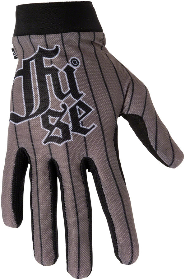 FUSE Omega Gloves - Ballpark Full Finger Silver/Black Small