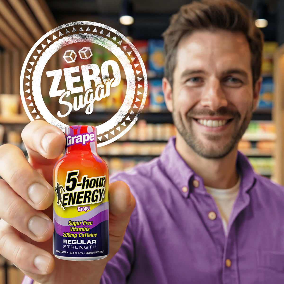 Grape Flavor Regular Strength 5-hour ENERGY Shots