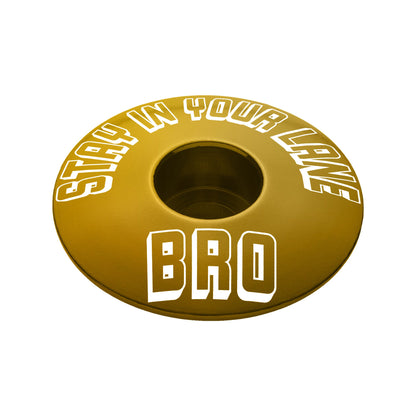 Stay In Your Lane, Bro - Bicycle Headset Cap
