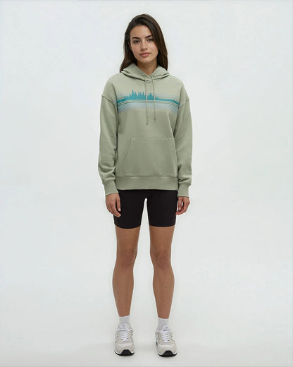 Wildfire Retro Treeline Relaxed Hoodie