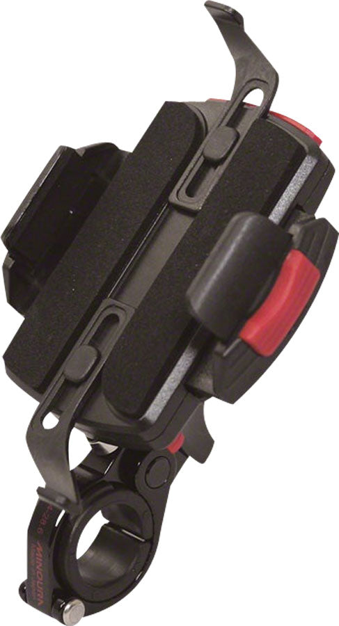 Minoura Smart Phone Standard Handlebar Holder: Fits 22.2 25.4 and 28.6mm