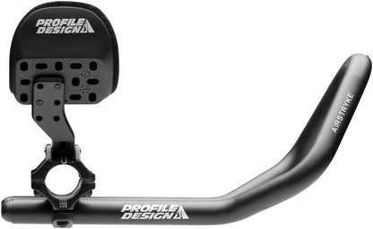 Profile Design Airstryke II Aluminum Aerobar Ergo Armrest L2 Flip-Up Bracket Matte BLK