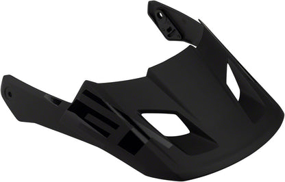 MET Helmets Parachute MCR Visor - Large Black Matte/Glossy