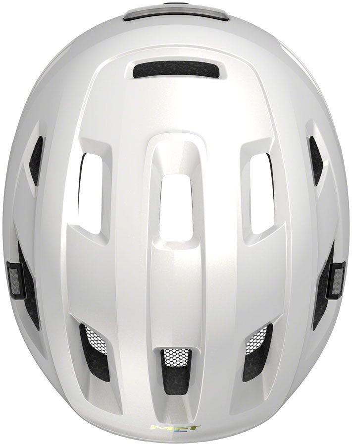 MET E-Mob MIPS Helmet - White Gloss Large