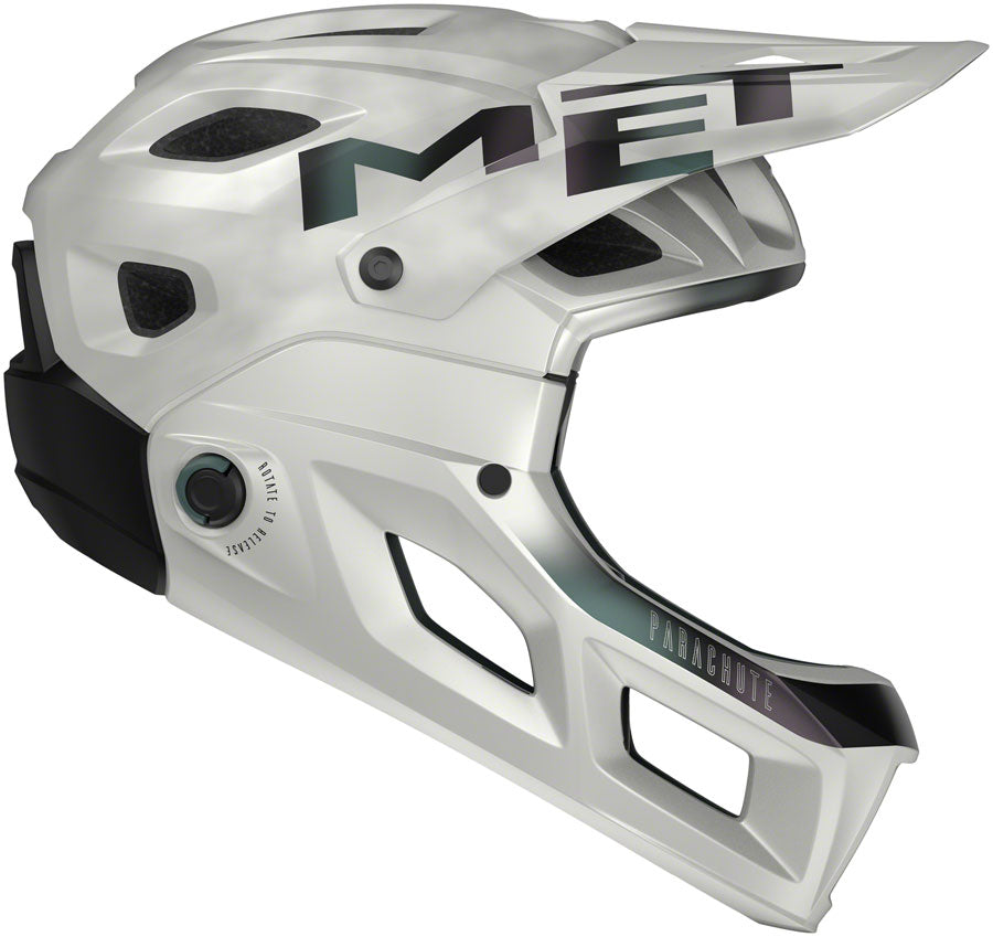 MET Parachute MCR Mips Helmet - White Iridescent Matte Large