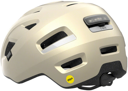 MET E-Mob Mips Helmet - Vanilla Ice Matte Large