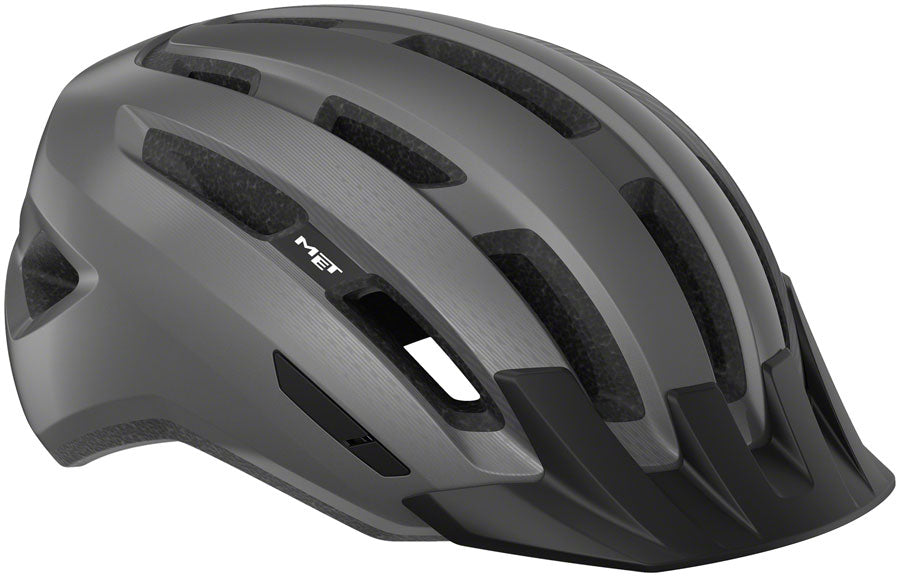 MET Downtown Mips Helmet - Gray Glossy Small/Medium