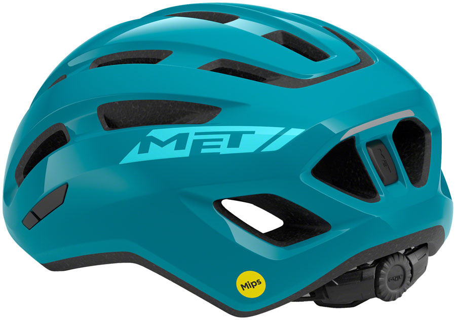 MET Miles Mips Helmet - Teal Glossy Small/Medium