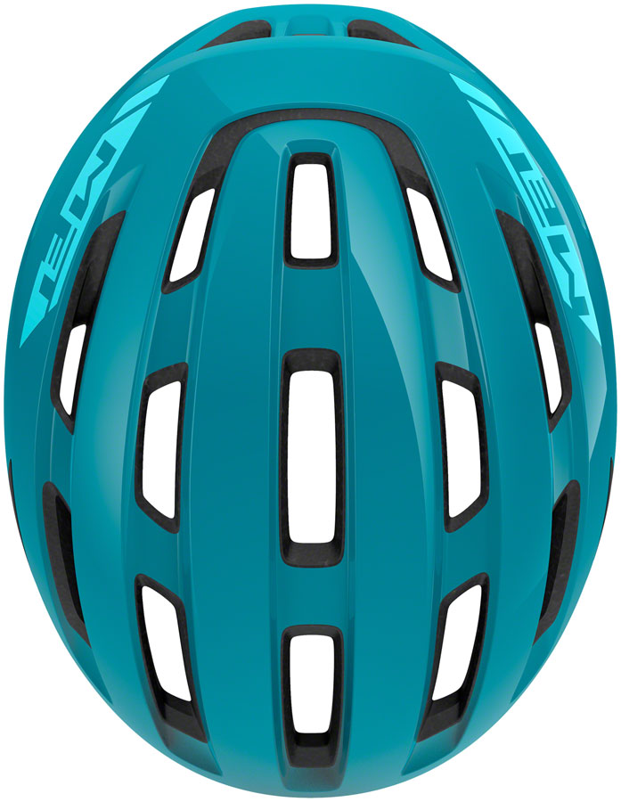 MET Miles Mips Helmet - Teal Glossy Medium/Large