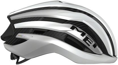MET Trenta 3K Carbon MIPS Helmet - White/Silver Metallic Matte Medium