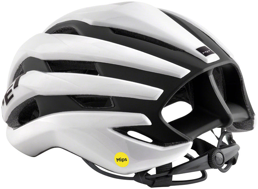 MET Trenta MIPS Helmet - White/Black Matte/Glossy Large