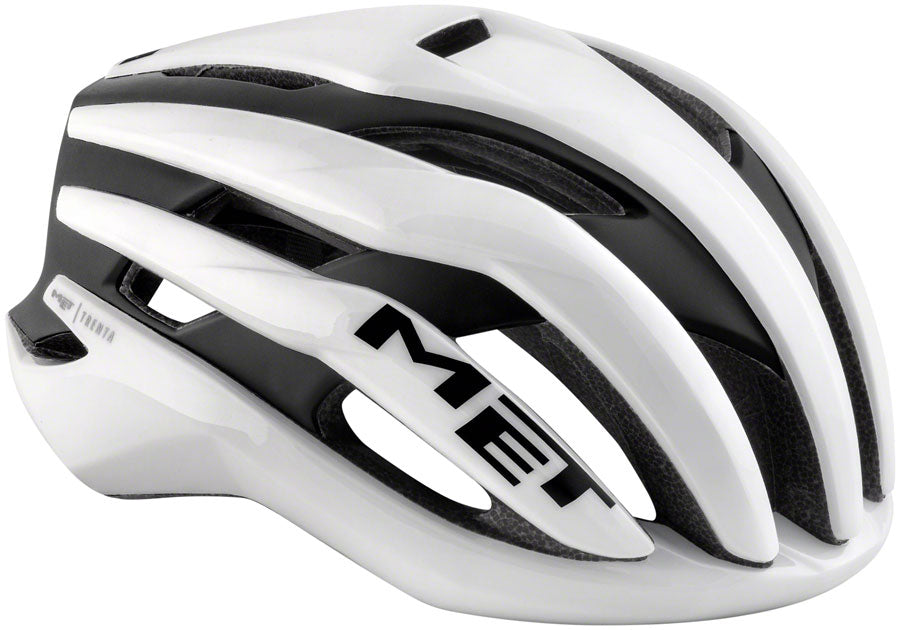 MET Trenta MIPS Helmet - White/Black Matte/Glossy Small