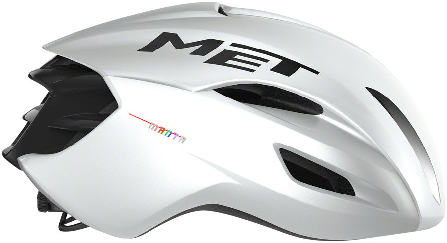 MET Manta MIPS Helmet - White Holographic Glossy Large