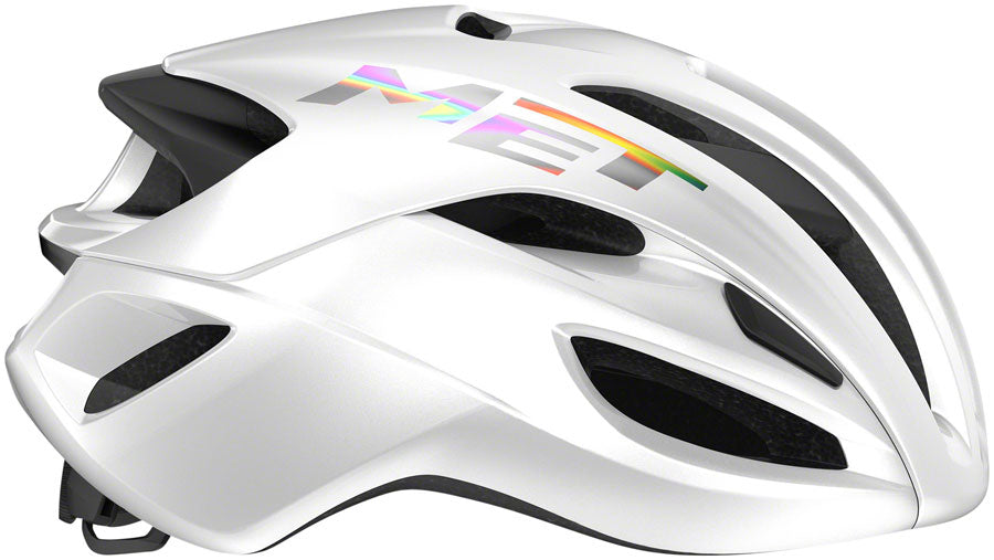 MET Rivale MIPS Helmet - White Holographic Glossy Medium