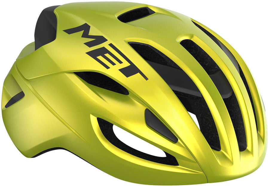 MET Rivale MIPS Helmet - Lime Yellow Metallic Glossy Small