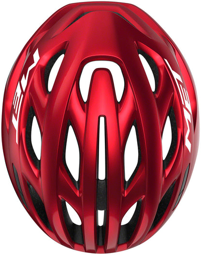 MET Estro MIPS Helmet - Red/Black Metallic Glossy Medium
