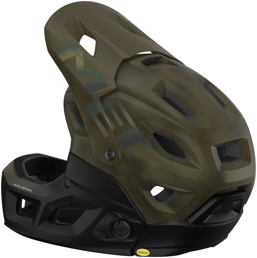 MET Parachute MCR MIPS Helmet - Kiwi Iridescent Matte Medium