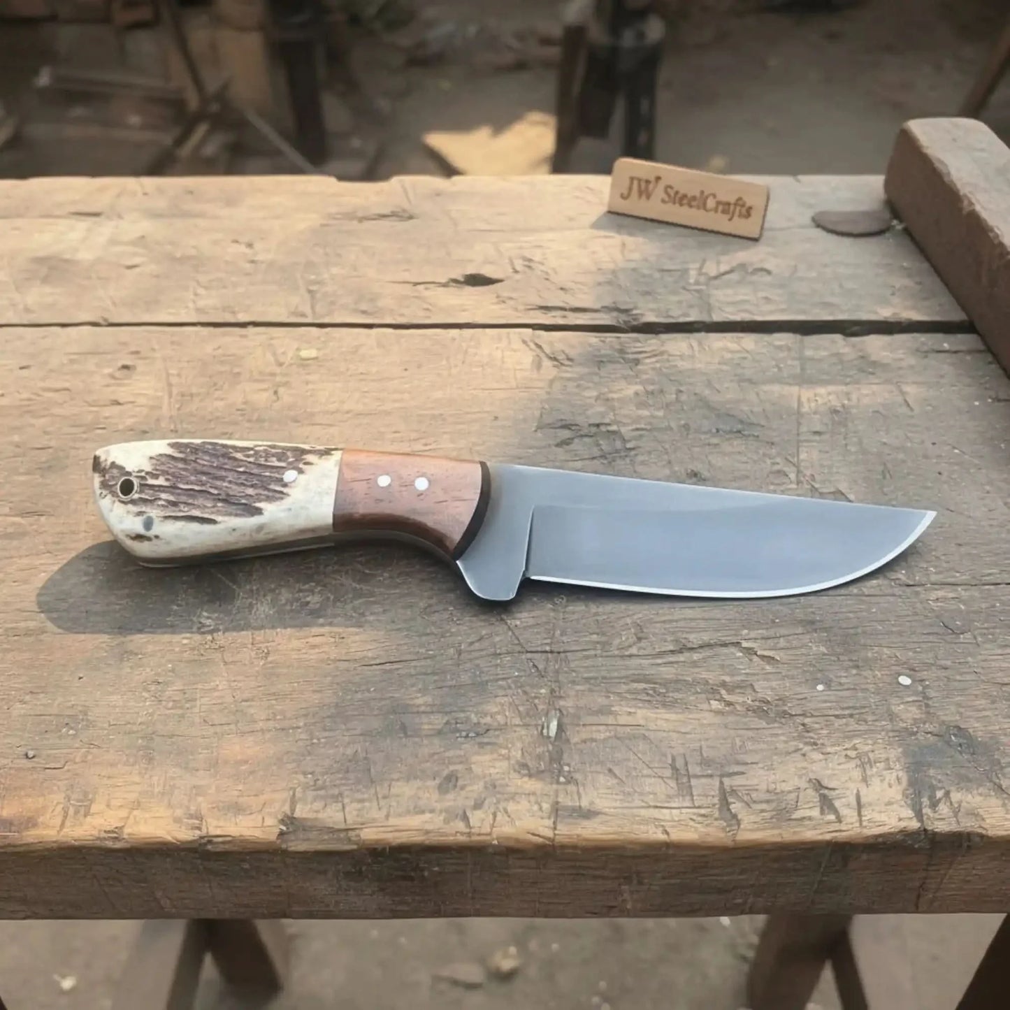 Compact Utility Knife 4 Inch Blade Outdoor Fixed Blade Tool