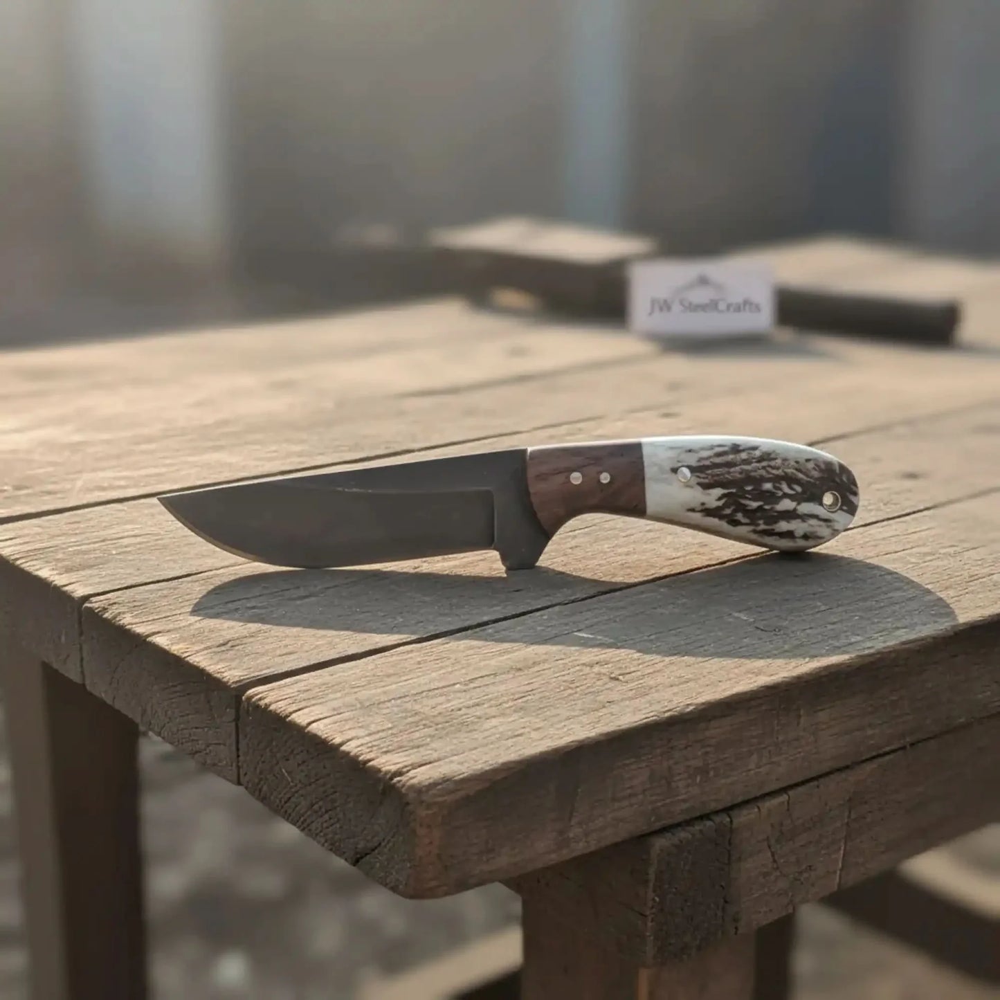 Compact Utility Knife 4 Inch Blade Outdoor Fixed Blade Tool