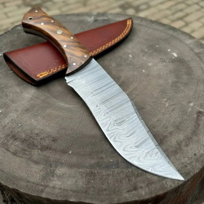 Professional Carving Knife 6 Inch Blade Wooden Handle Tool