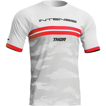 Men's INTENSE x THOR MTB White Camo Short Sleeve Jersey