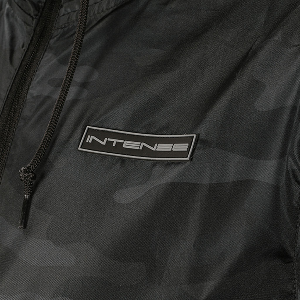 Men's Black Camo Windbreaker