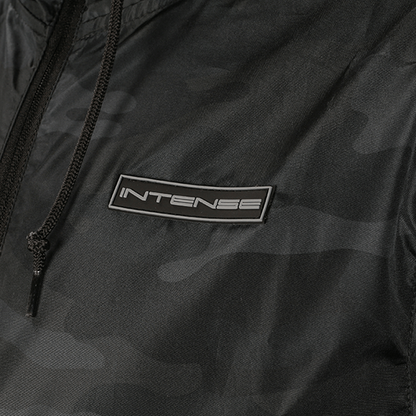 Men's Black Camo Windbreaker