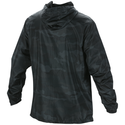 Men's Black Camo Windbreaker