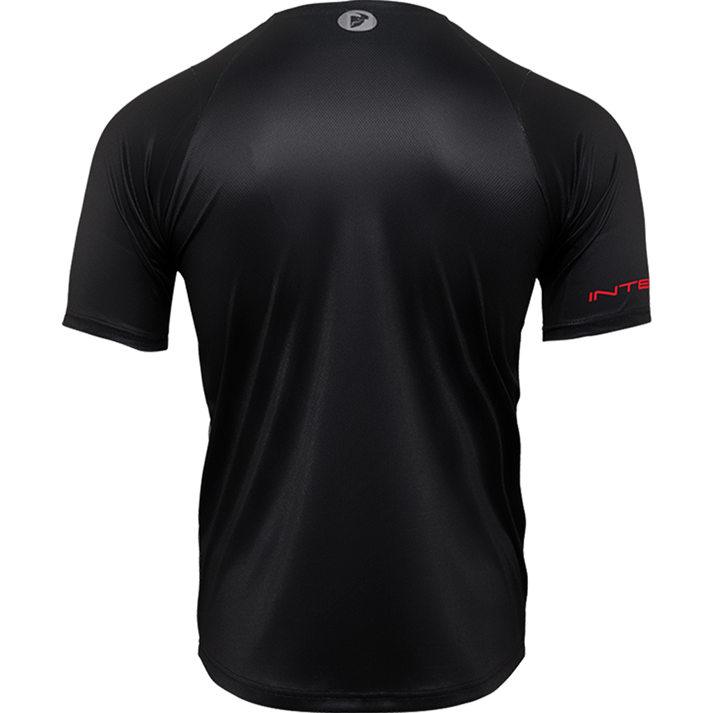 Men's INTENSE x THOR MTB Assist Chex Black/Grey Short Sleeve Jersey