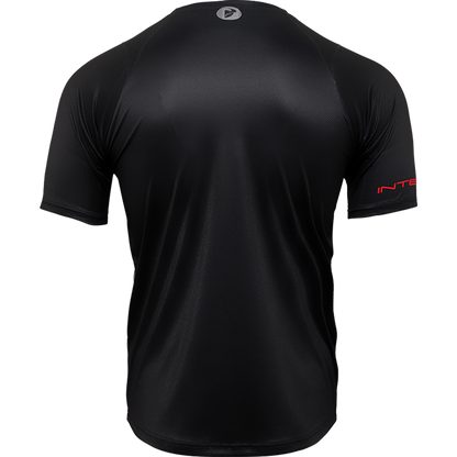 Men's INTENSE x THOR MTB Assist Chex Black/Grey Short Sleeve Jersey