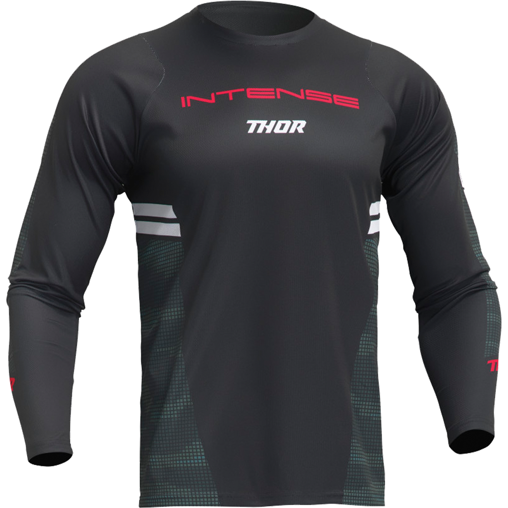 Men's INTENSE x THOR MTB Black Camo Long Sleeve Jersey