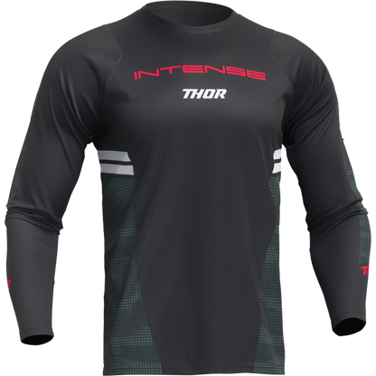 Men's INTENSE x THOR MTB Black Camo Long Sleeve Jersey