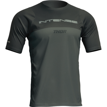 Men's INTENSE x THOR MTB Assist Censis Forest/Green Short Sleeve Jersey