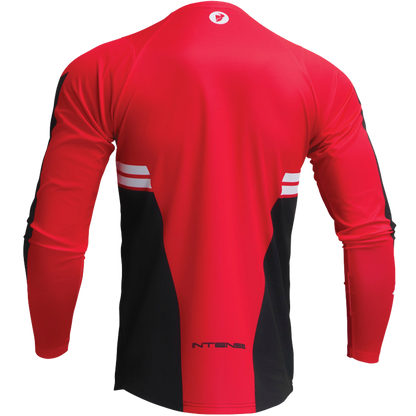 Men's INTENSE x THOR MTB Red/Black Long Sleeve Jersey