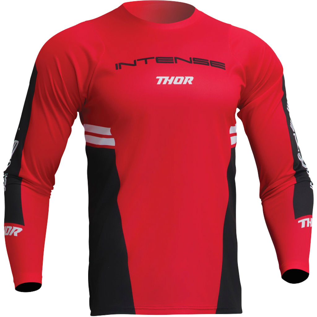 Men's INTENSE x THOR MTB Red/Black Long Sleeve Jersey