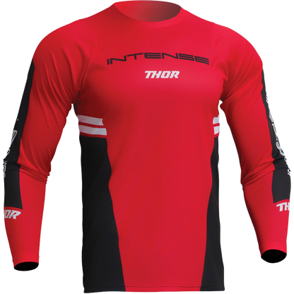 Men's INTENSE x THOR MTB Red/Black Long Sleeve Jersey
