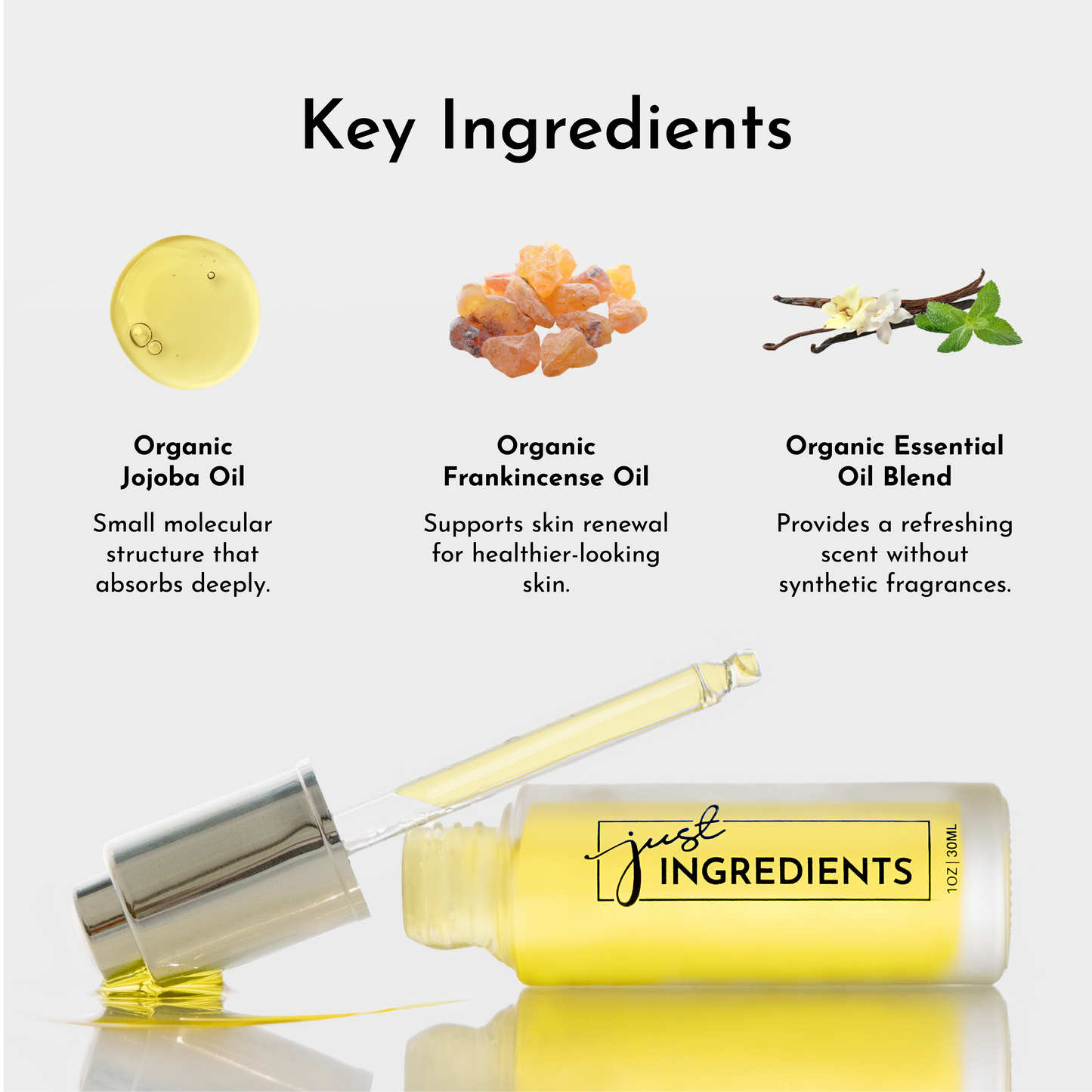 Organic Face Serum Oil - 2 oz